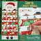 Santa Advent Hanger 5x7 6x10 7x12 - Sweet Pea In The Hoop Machine Embroidery Design