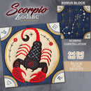 BOM Zodiac Quilt Block 8 - Scorpio | Sweet Pea.