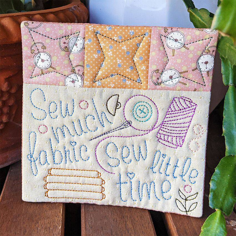 Sewing Quote Coasters 4x4 5x5 6x6 7x7 - Sweet Pea