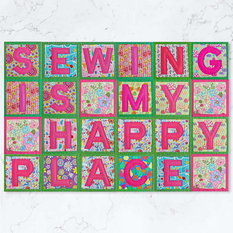 All-Round Alphabet Blocks & Quilt