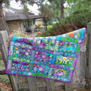 BOM Block of the month wonder quilt Sashing and Borders - Sweet Pea
