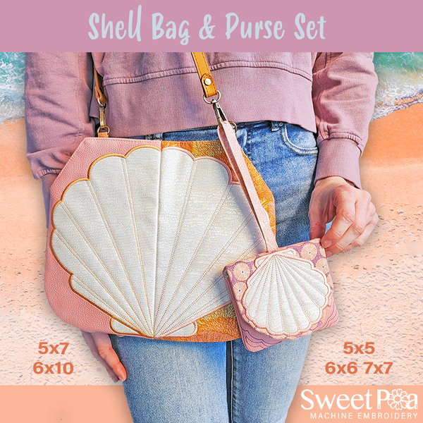 Shell Bag & Purse Set - Sweet Pea