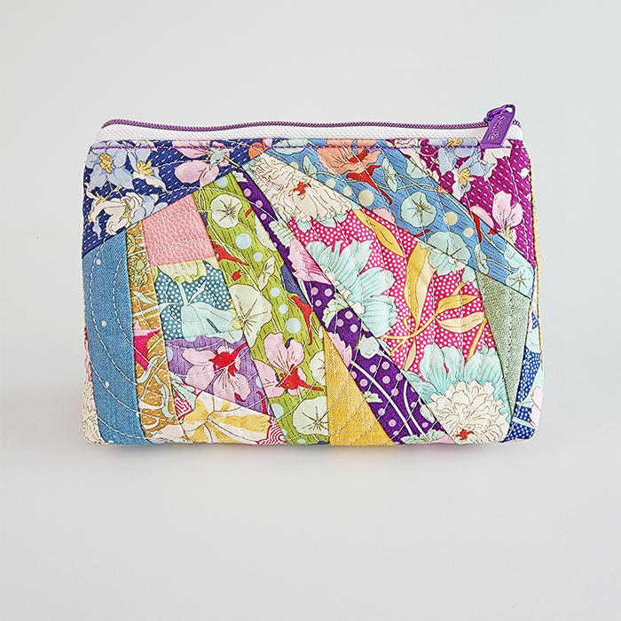 Flip & Fold Jumble Purse in the hoop machine embroidery design