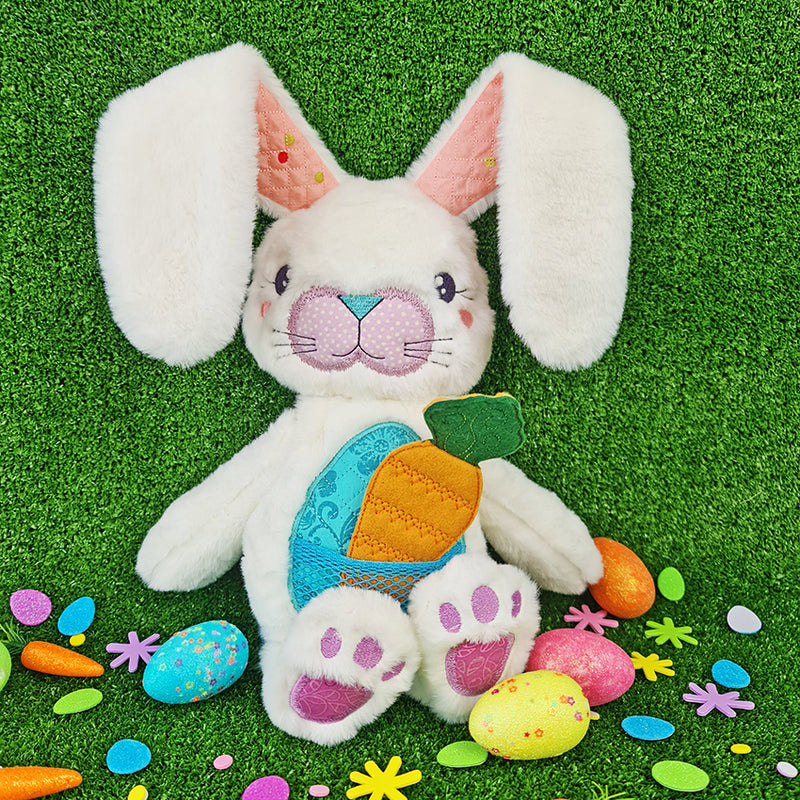 Embroidery Design ITH - Easter Bunny Stuffed Toy | Sweet Pea