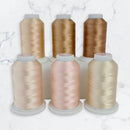 Incredi-thread™ 1000M/1100YDS 6 Pack - Skin Tones | Sweet Pea.