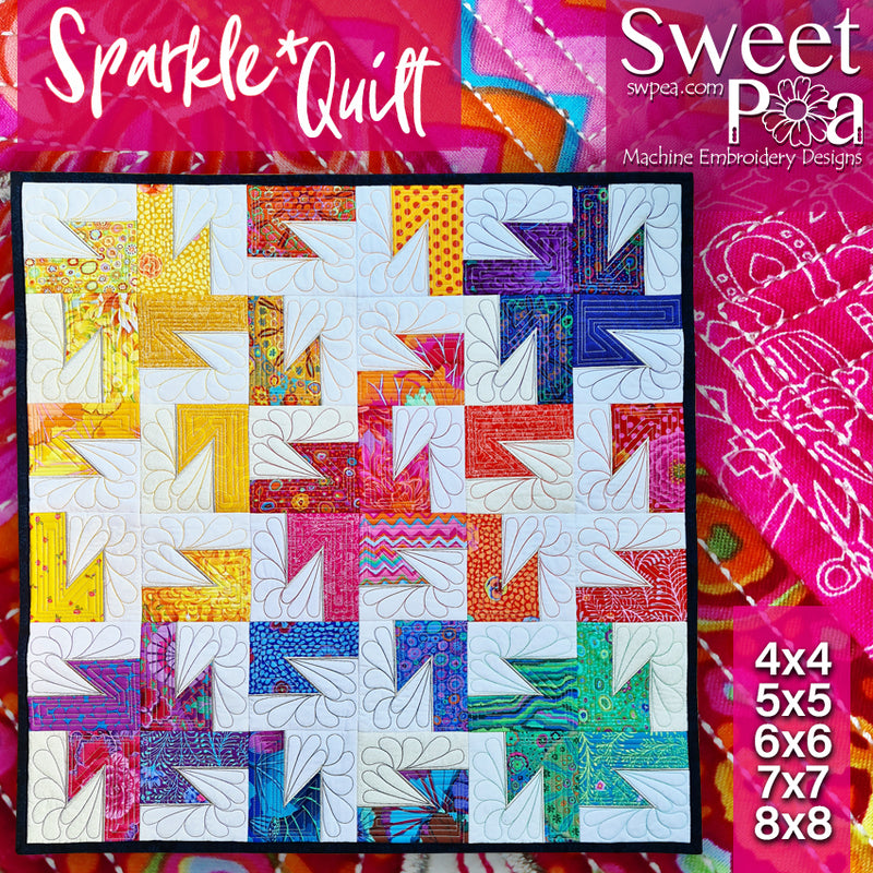 Sparkle Quilt 4x4 5x5 6x6 7x7 8x8 | Sweet Pea.