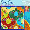 Spring Run Quilt 4x4 5x5 6x6 7x7 8x8 | Sweet Pea.