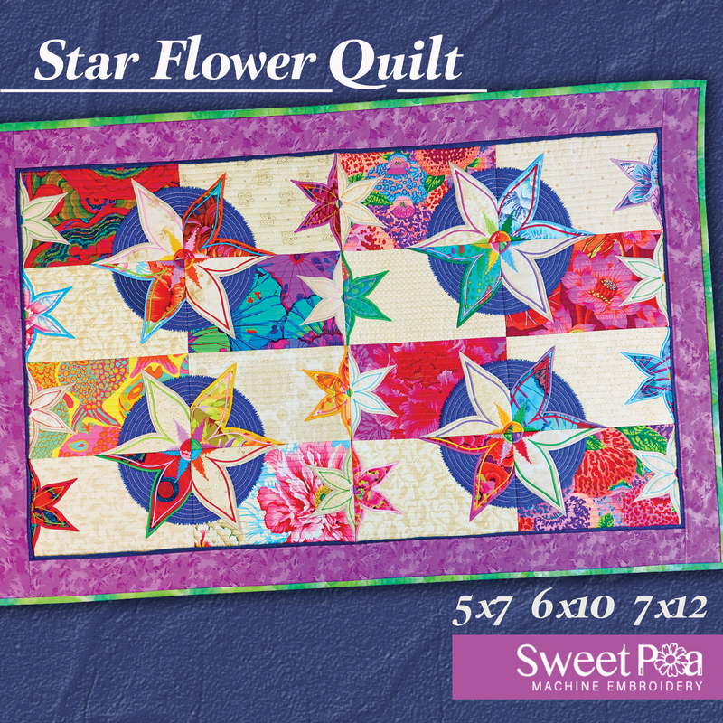 Moda Star Flower Pattern Star Flower Quilt Tutorial | Best Flower Site