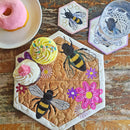 Honeybee Placemat & Coaster Set | Sweet Pea.