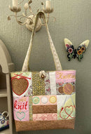 Knitting Tote Bag 4x4 5x5 6x6 - Sweet Pea