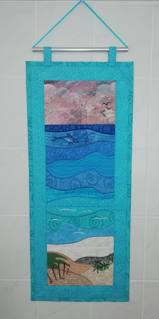 Ocean Scene Hanger or Runner 5x7 6x10 and 7x12 - Sweet Pea Australia In the hoop machine embroidery designs. in the hoop project, in the hoop embroidery designs, craft in the hoop project, diy in the hoop project, diy craft in the hoop project, in the hoop embroidery patterns, design in the hoop patterns, embroidery designs for in the hoop embroidery projects, best in the hoop machine embroidery designs perfect for all hoops and embroidery machines