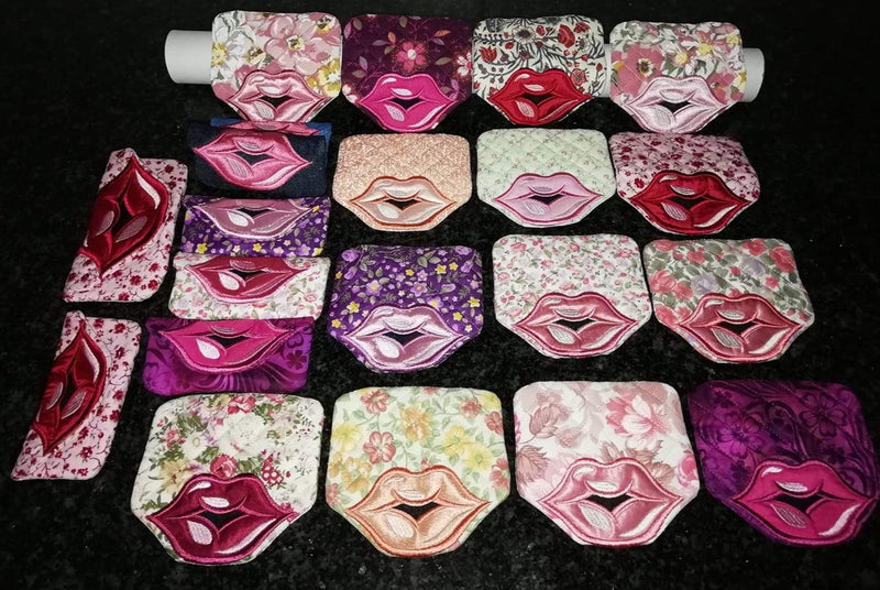 Embroidery Design ITH - Lipstick Pouch