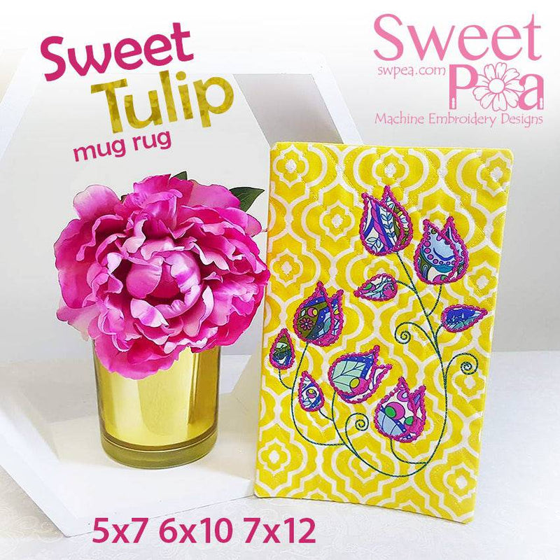 SweetTulip Mugrug 5x7 6x10 7x12 - Sweet Pea