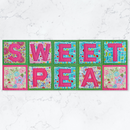 All-Round Alphabet Blocks & Quilt 4x4 5x5 6x6 7x7 8x8 - Sweet Pea In The Hoop Machine Embroidery Design