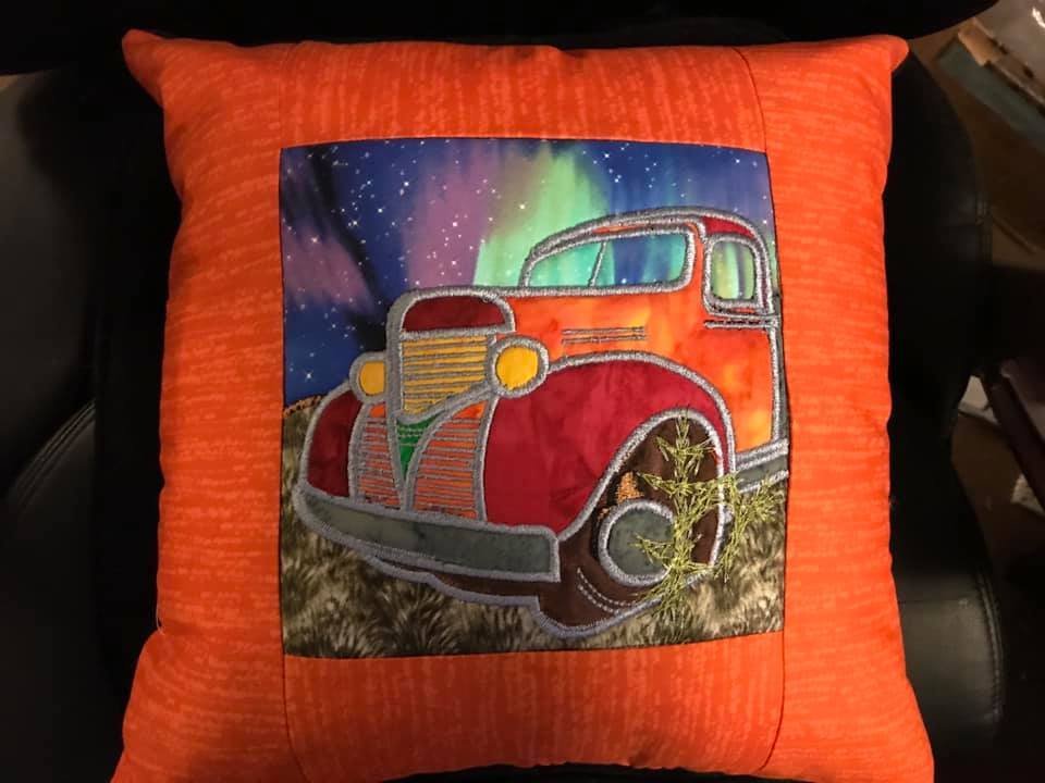 Ute/  Truck Art Cushion 6x6 7x7 8x8 9x9 - Sweet Pea Australia In the hoop machine embroidery designs. in the hoop project, in the hoop embroidery designs, craft in the hoop project, diy in the hoop project, diy craft in the hoop project, in the hoop embroidery patterns, design in the hoop patterns, embroidery designs for in the hoop embroidery projects, best in the hoop machine embroidery designs perfect for all hoops and embroidery machines