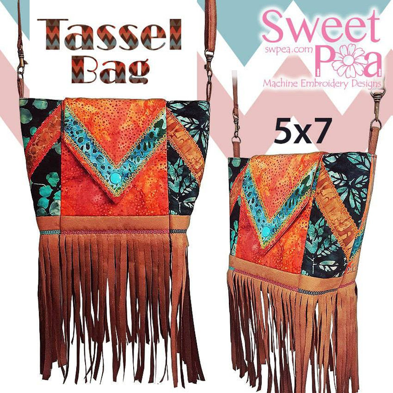 Tassel Bag 5x7 - Sweet Pea
