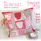Teacup Cushion and Quilt Block 4x4 5x5 6x6 and 7x7 - Sweet Pea
