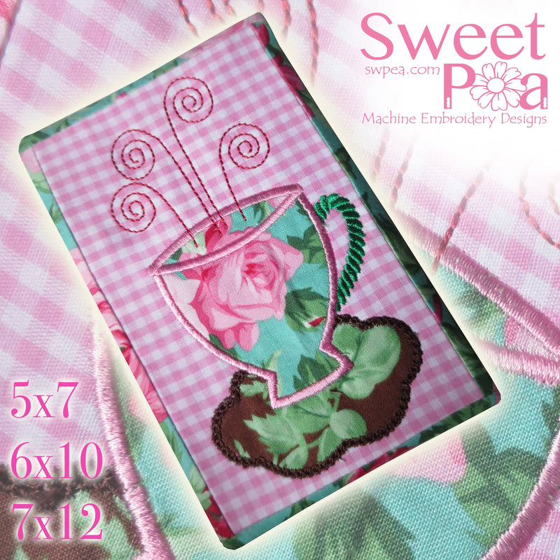 Teacup Mugrug 5x7 6x10 and 7x12 - Sweet Pea