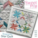 Trapunto Star Quilt 4x4 5x5 6x6 7x7 - Sweet Pea