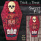 Trick or Treat Coffin Shaped Hanger/Runner 5x7 6x10 7x12 | Sweet Pea.