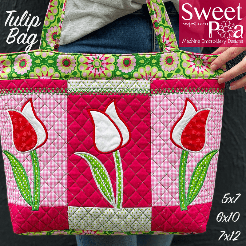 Tulip Bag 5x7 6x10 7x12 - Sweet Pea