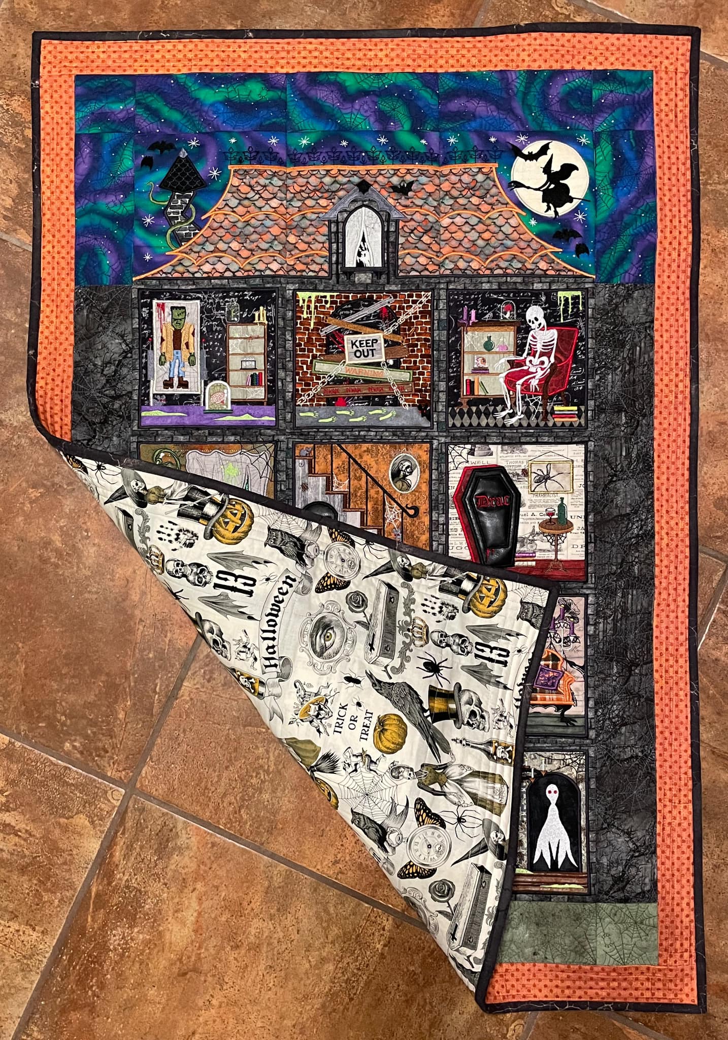Halloween Haunted House Quilt Bulk Pack