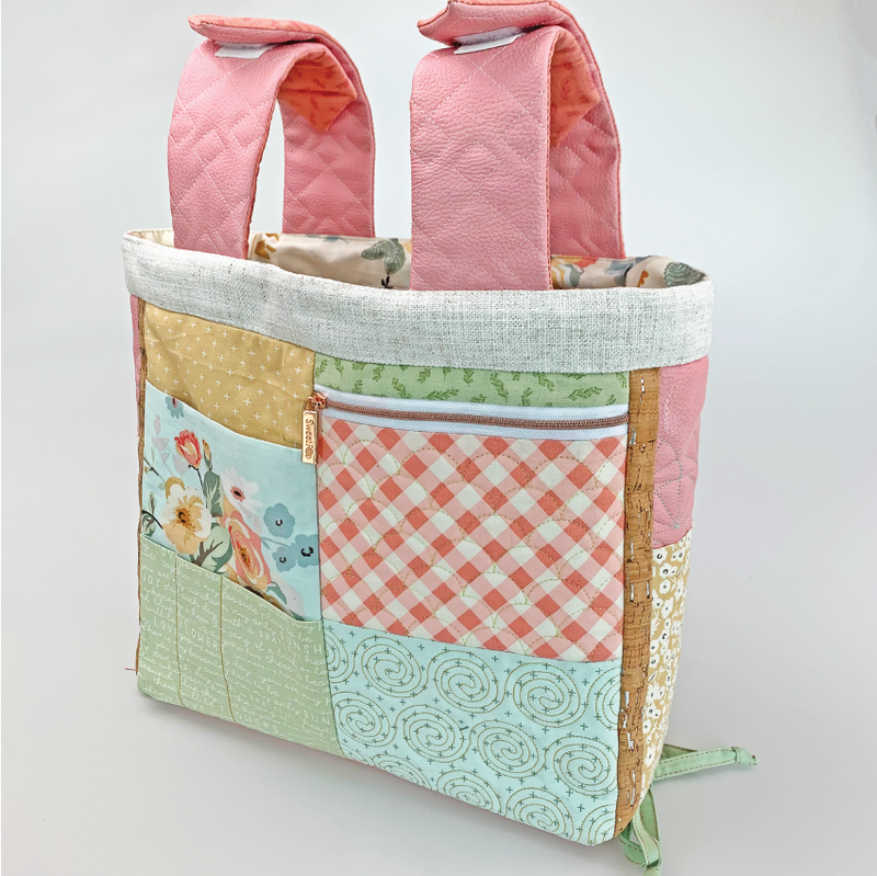 Machine Embroidery Design ITH - Walker Tote Bag