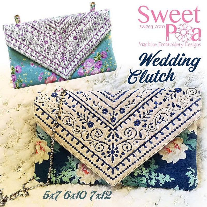 Wedding Clutch 5x7 6x10 7x12 - Sweet Pea