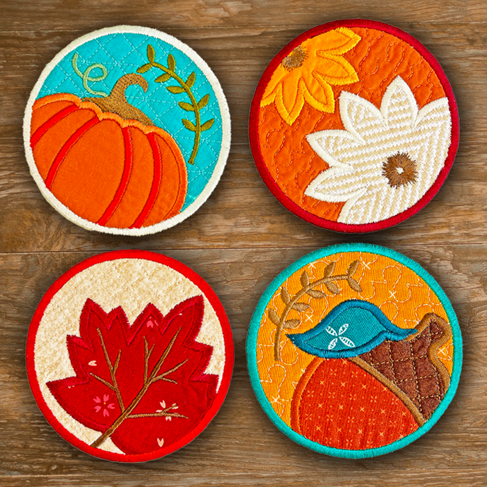 Welcome Fall Coasters