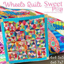 Wheels Quilt 4x4 5x5 6x6 7x7 - Sweet Pea