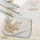 Magnolia Clutch Supply Kit - Sweet Pea In The Hoop Machine Embroidery Design