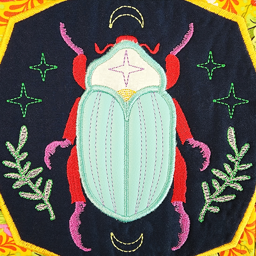 Willson's Wonders Insect Quilt 4x4 5x5 6x6 7x7 In the hoop machine embroidery designs