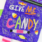 Candy Monster Treat Bag text close up