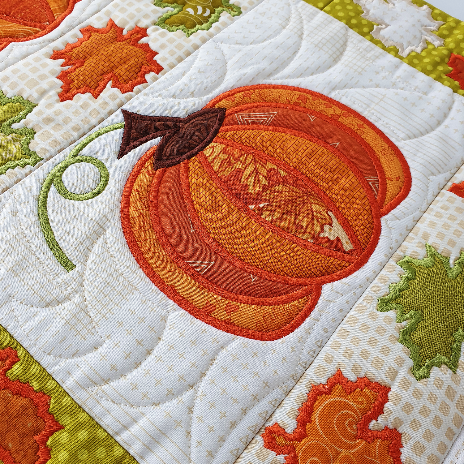 Pumpkin Quilt Block and Table Runner 5x7 6x10 8x12 9.5x14 - Sweet Pea Australia In the hoop machine embroidery designs. in the hoop project, in the hoop embroidery designs, craft in the hoop project, diy in the hoop project, diy craft in the hoop project, in the hoop embroidery patterns, design in the hoop patterns, embroidery designs for in the hoop embroidery projects, best in the hoop machine embroidery designs perfect for all hoops and embroidery machines