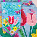 Spring is in the Air Flag 5x7 6x10 7x12 | Sweet Pea.