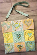 Heart Patchwork Bag 4x4 5x5 - Sweet Pea