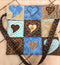 Heart Patchwork Bag 4x4 5x5 - Sweet Pea