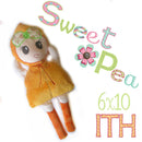 Modern Stuffed Doll - Sweet Pea