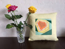 Rose Pieced Cushion and Quilt Block 6x6 7x7 8x8 9x9 - Sweet Pea