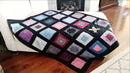 Boho Embroidered Quilt 5x5 6x6 7x7 - Sweet Pea