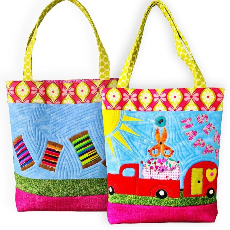 Sew Happy Tote Bag Pattern | Sweet Pea.