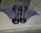 Shoelace Bat Wings 5x7 and Hair Clip 4x4 - Sweet Pea