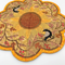 Fall Candle Mat & Table Centre 4x4 5x5 6x6 7x7 8x8 - Sweet Pea In The Hoop Machine Embroidery Design